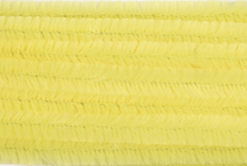 Craft Factory Chenille Pipe Cleaners Yellow