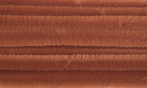 Craft Factory Chenille Pipe Cleaners Brown