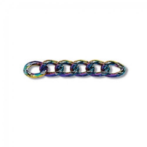 Trimits Faceted Chain Trim Multicoloured