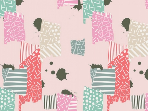 Art Gallery Fabrics Chalk and Paint 100% Cotton Poplin Fabric Spark