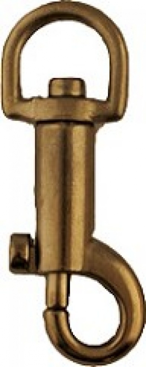 Clover Swivel Clip Fasteners Antique Gold