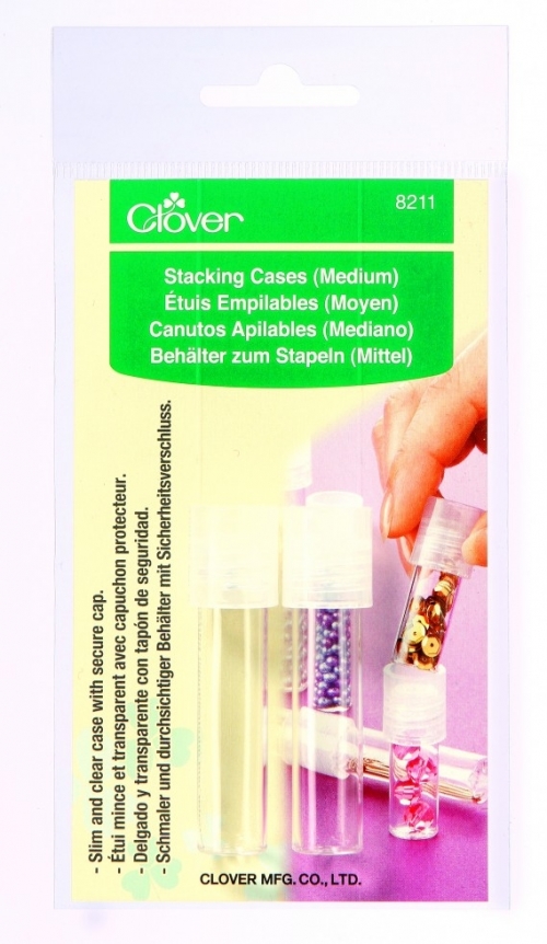 Clover Small Sewing Craft Box Clear