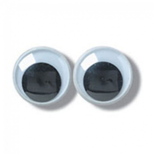 Trimits Stick On Wobbly Toy Eyes Black & White