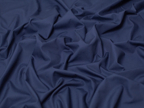 Minerva Core Range Light 100% Cotton Poplin Fabric Navy Blue