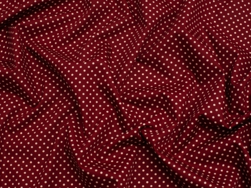 Minerva Core Range 100% Cotton Poplin Fabric Burgundy