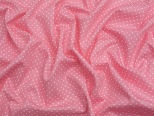 Minerva Core Range 100% Cotton Poplin Fabric Mid Pink