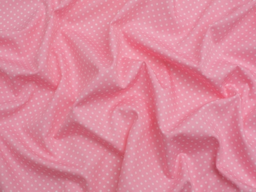 Minerva Core Range 100% Cotton Poplin Fabric Pale Pink