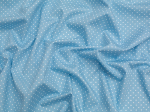 Minerva Core Range 100% Cotton Poplin Fabric Powder Blue