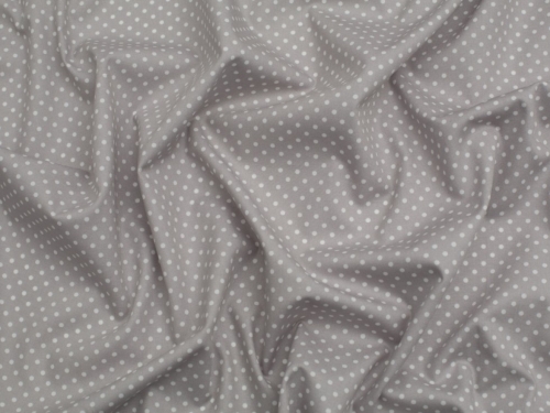 Minerva Core Range 100% Cotton Poplin Fabric Silver