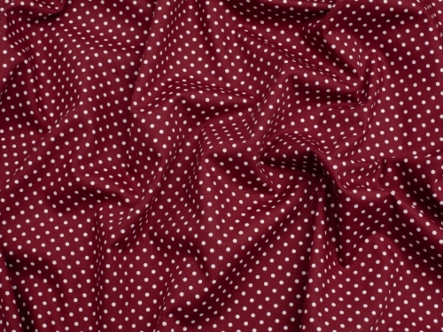 Minerva Core Range 100% Cotton Poplin Fabric Wine