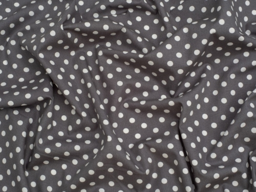 Minerva Core Range 100% Cotton Poplin Fabric Dark Grey