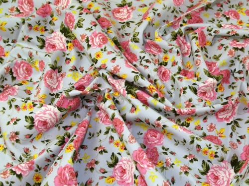 Rose and Hubble 100% Cotton Poplin Fabric Pale Blue