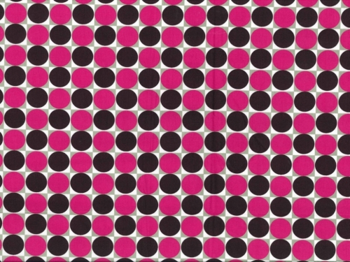 Rose and Hubble 100% Cotton Poplin Fabric Cerise Pink