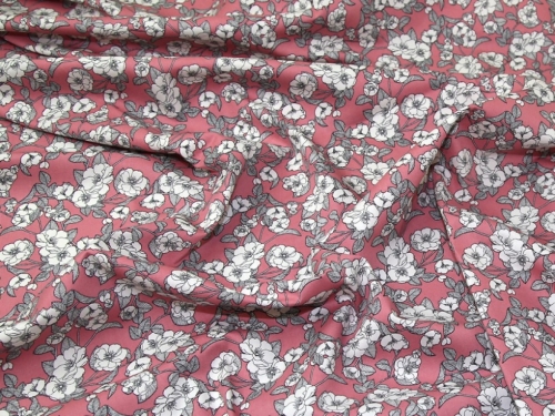 Rose and Hubble 100% Cotton Poplin Fabric Rose Pink