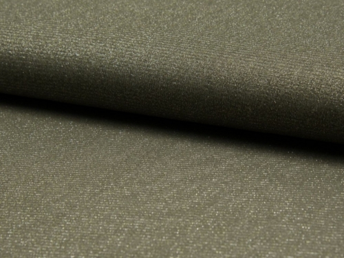Deadstock Lurex Mesh Fabric Army Green