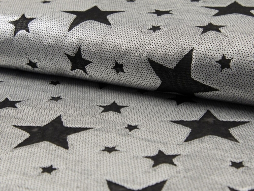Deadstock Sequin Mesh Fabric Silver