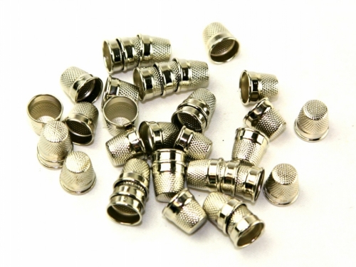 Metal Thimbles Silver