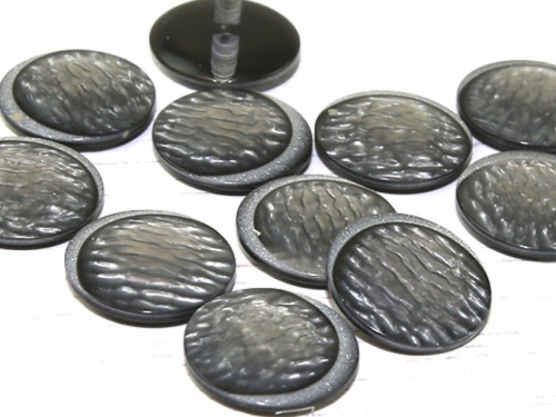 Dill Marble Shank Buttons (Value Pack) Grey