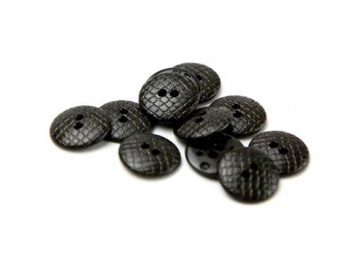 Dill Snakeskin Texture Buttons (Value Pack) Dark Brown