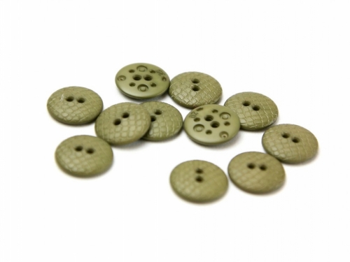 Dill Snakeskin Texture Buttons (Value Pack) Khaki