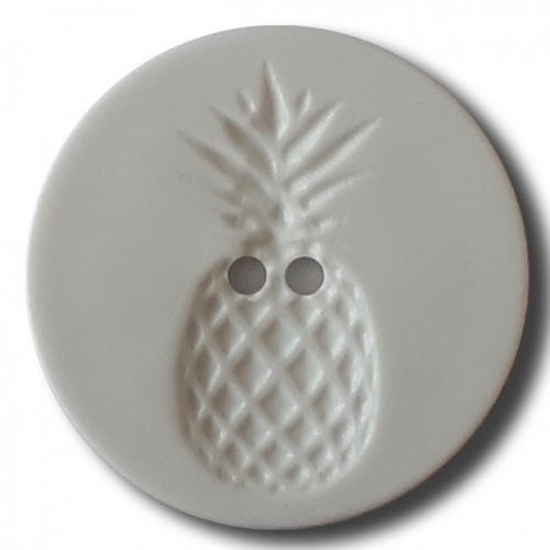 Dill Round Pineapple Buttons (Value Pack) White