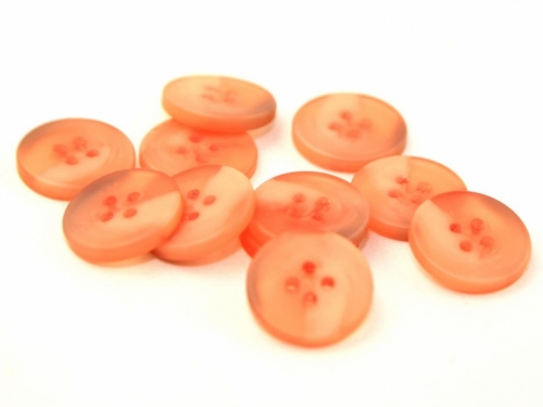 Dill Round Matte Buttons (Value Pack) Coral