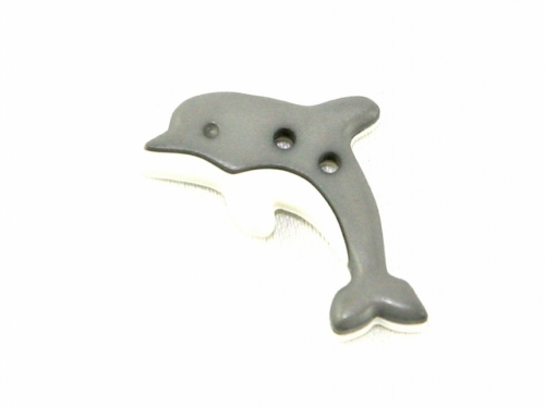 Dill Dolphin Buttons (Value Pack) Grey