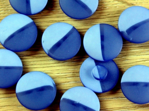 Dill Round Shank Buttons (Value Pack) Light Blue
