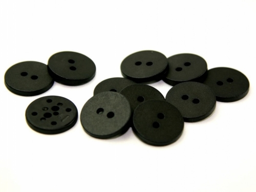 Dill Round Matte Buttons (Value Pack) Darkest Brown