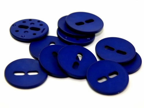 Dill Round Matte Buttons (Value Pack) Navy Blue