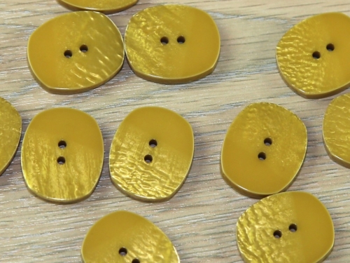 Dill Oval Shimmer Buttons (Value Pack) Gold