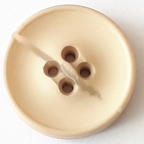 Dill Round Plastic Buttons (Value Pack) Beige