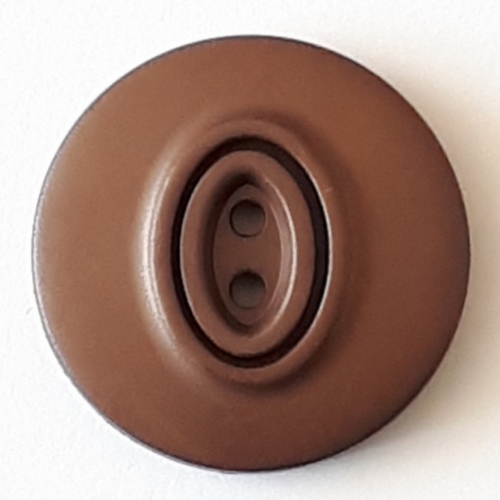 Dill Round Plastic Buttons (Value Pack) Brown