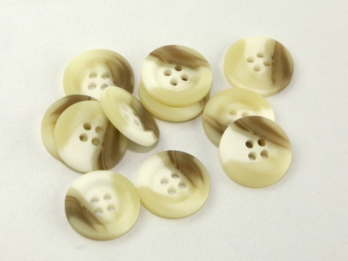 Dill Round Marble Buttons (Value Pack) Cream