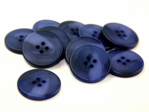 Dill Round Matte Buttons (Value Pack) Blue