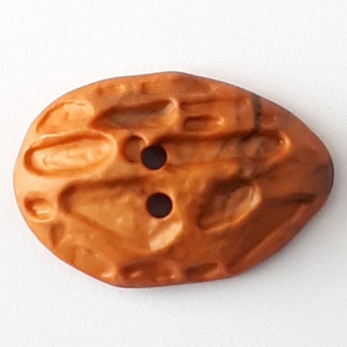 Dill Irregular Plastic Buttons (Value Pack) Burnt Orange