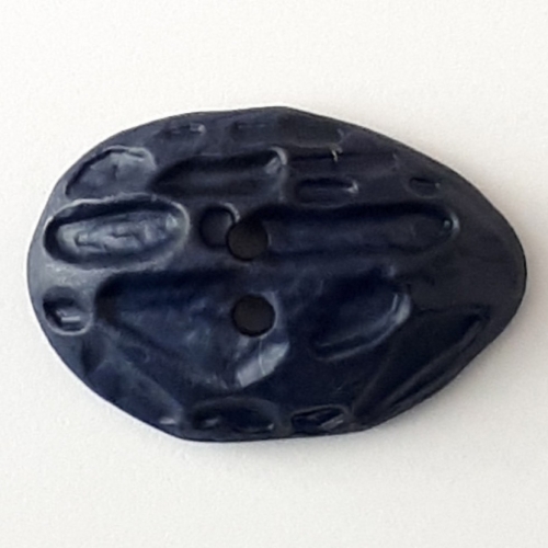 Dill Irregular Plastic Buttons (Value Pack) Navy Blue