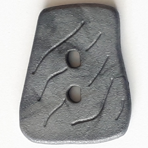 Dill Irregular Plastic Buttons (Value Pack) Grey
