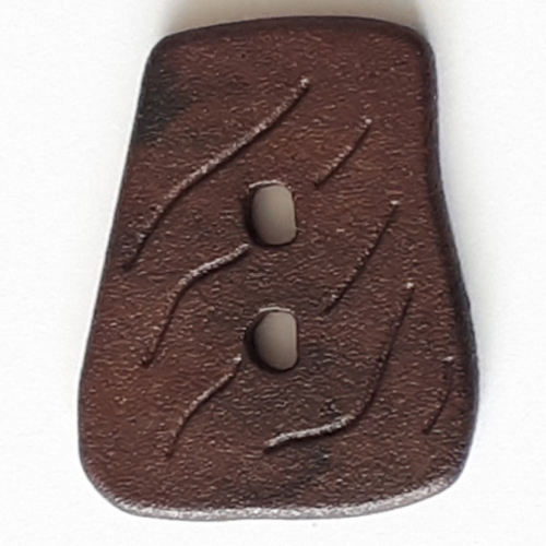 Dill Irregular Plastic Buttons (Value Pack) Dark Brown