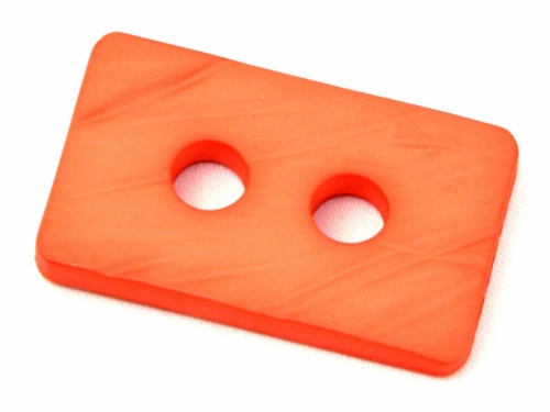 Dill Textured Rectangle Buttons (Value Pack) Orange