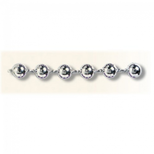 Trimits Round Plastic Bead Trim (Value Roll) Silver