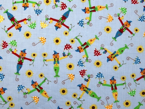 Deadstock 100% Cotton Fabric Sky Blue