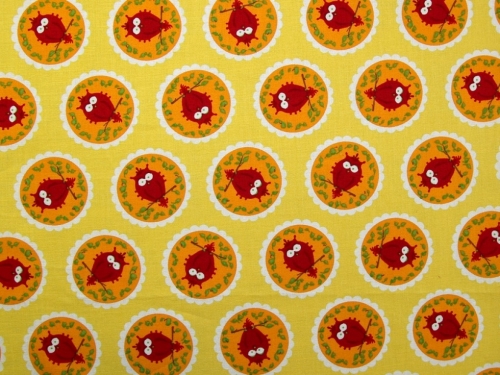 Deadstock 100% Cotton Fabric Yellow