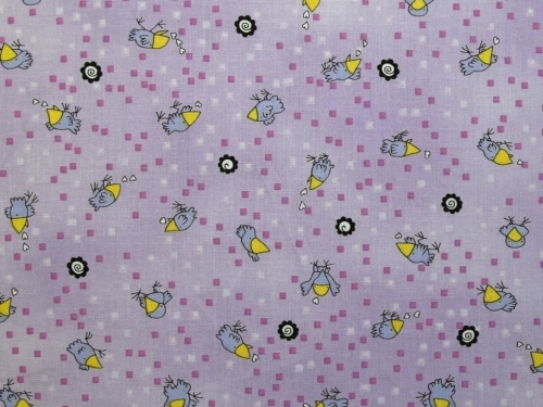Deadstock 100% Cotton Fabric Lilac