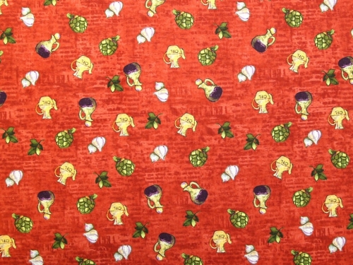 Deadstock 100% Cotton Fabric Rust