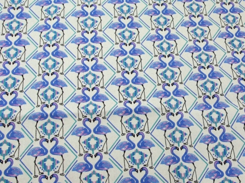 Deadstock Cotton Canvas Fabric Blue