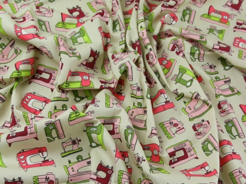 Deadstock 100% Cotton Poplin Fabric Beige