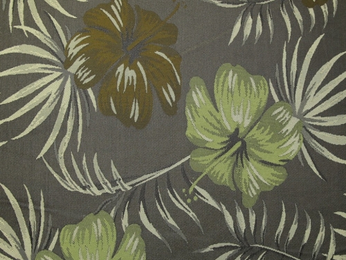 Deadstock Woven Brocade Fabric Olive Green