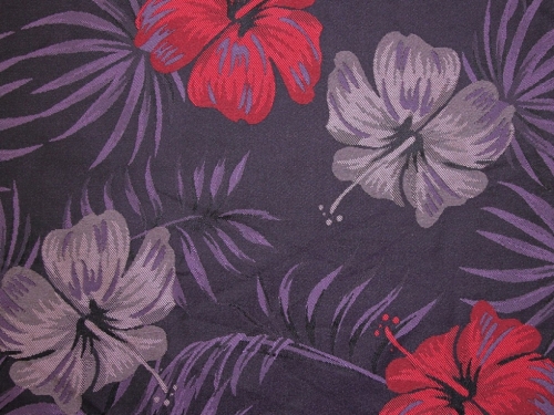 Deadstock Woven Brocade Fabric Purple