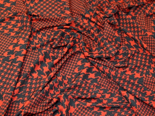 Deadstock ITY Silky Stretch Knit Fabric Red